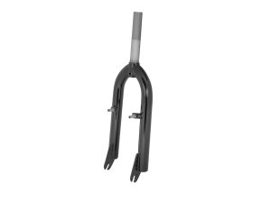 FORCE forgaffel BMX 20" stål 1" gevind (70mm) 135 mm lang V-bremse - Sort