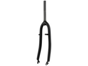FORCE forgaffel trekking 28" stål 1" med gevind (100mm) 200 mm langV-bremse - blank sort