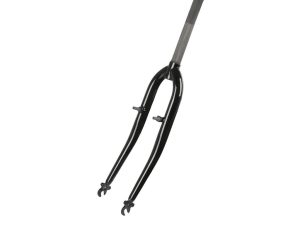 No Name MTB forgaffel - 1 1/8" med gevind - 26" - Stål - Sort