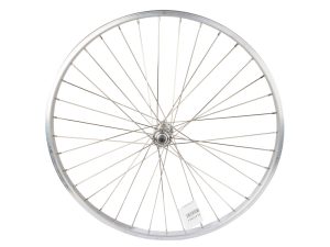 Schürmann 26" forhjul - Aluminiumsfælg - 21-559 - Quick Release - Sølv